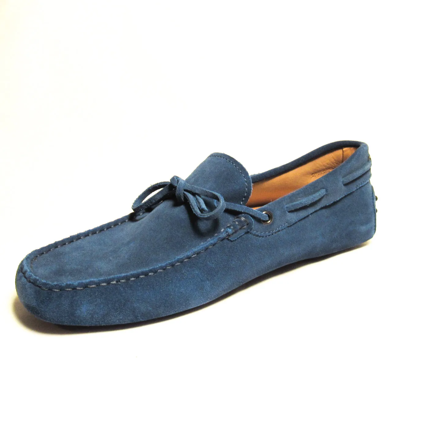 Tod's Suede Tie Moccasins - Blue