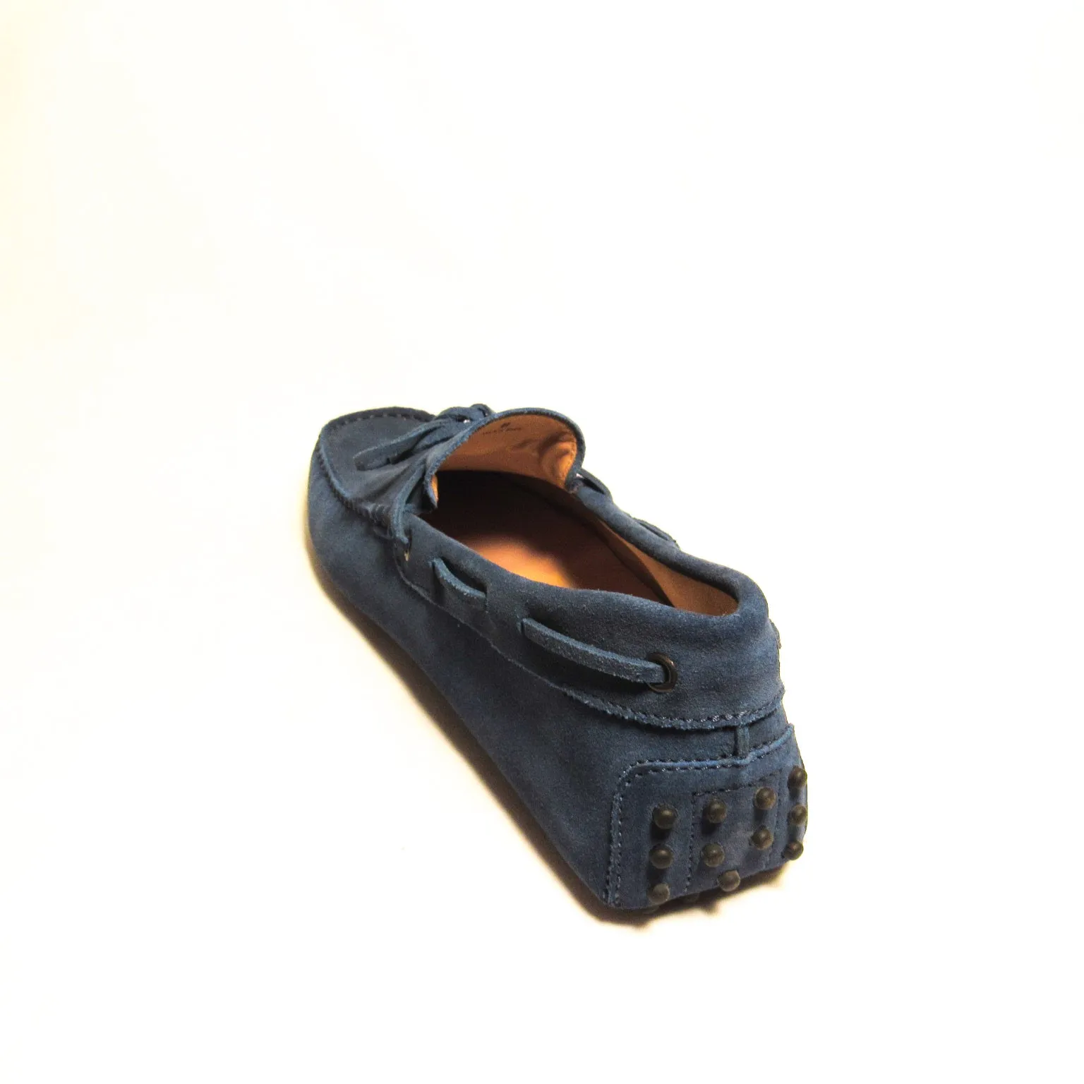 Tod's Suede Tie Moccasins - Blue