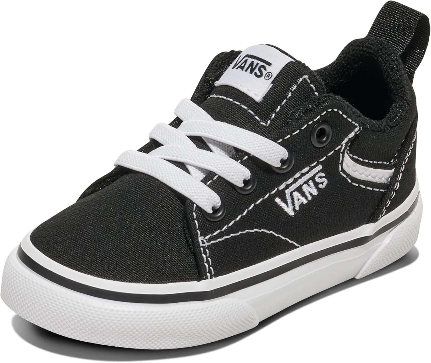 Vans Unisex-Child Seldan Slip-on Shoe | Little Kids' Retro Tennis Inspired Sneakers for Boys & Girls