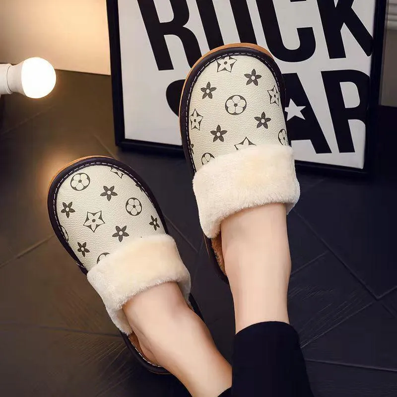 Women's Winter Indoor Cotton Furr Slippers