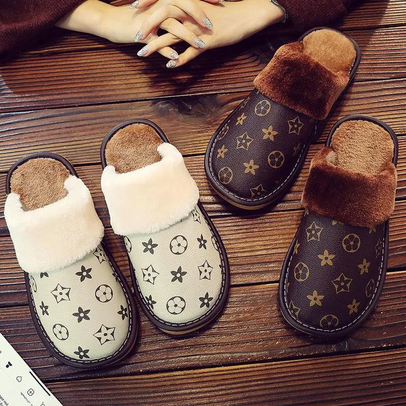 Women's Winter Indoor Cotton Furr Slippers
