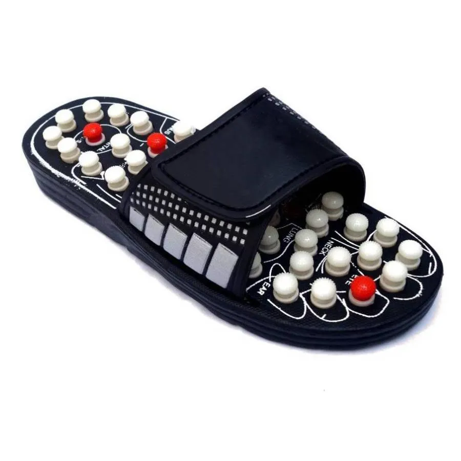 Yoga Paduka/Acupressure Therapy Sandals/Foot Massager Slipper/Acupressure Foot Relaxer/Rotating Acupressure Foot Slippers for Men & Women
