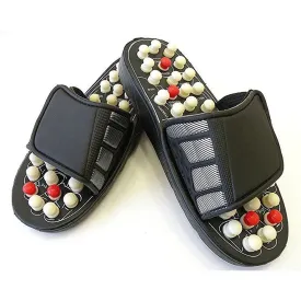 Yoga Paduka/Acupressure Therapy Sandals/Foot Massager Slipper/Acupressure Foot Relaxer/Rotating Acupressure Foot Slippers for Men & Women